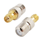 SMA Female to F Female Connector Adapter, SMA Female to F Female